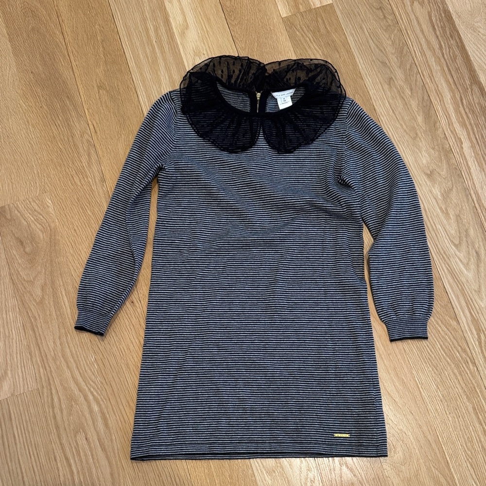 Little Marc Jacobs Black and White Striped Dress